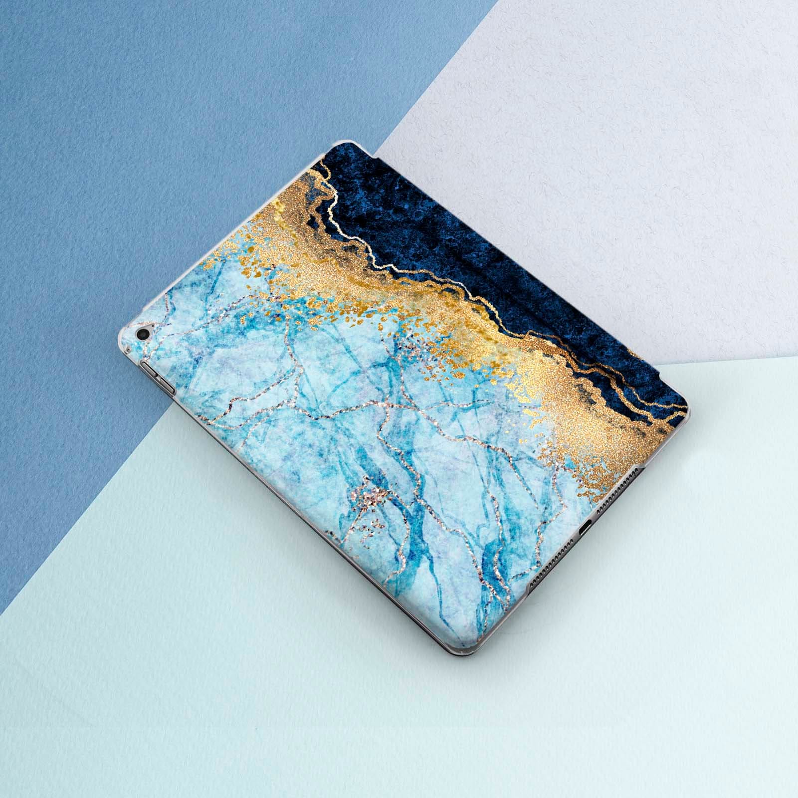 Ipad Blue Marble Ipad Case Stone Ipad Case 9 7 Ipad 11 Case Etsy