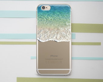 Blue ocean case Summer art case iPhone case clear Transparent Phone case water Google Pixel 9 Pro iPhone 17 Pro Max 17 Air 16 15 Plus 14 13