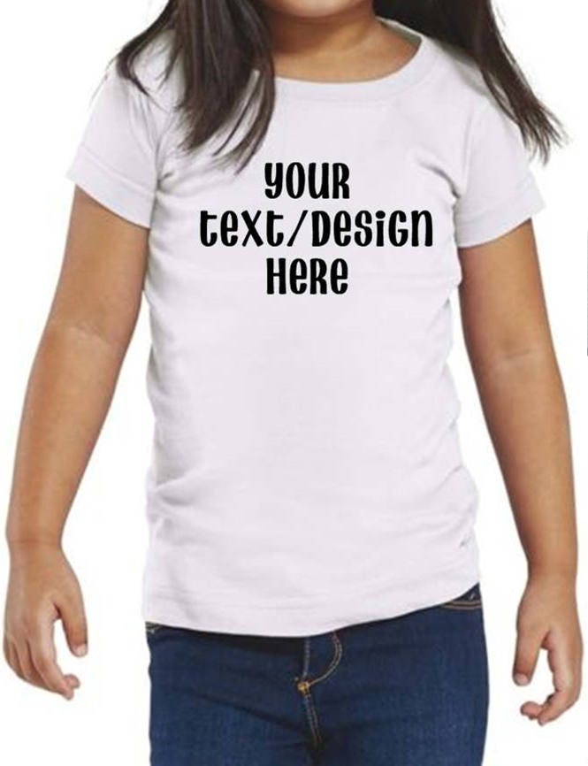 Kleinkind Mädchen T-Shirts - eigene Textgestaltung angepasst!
