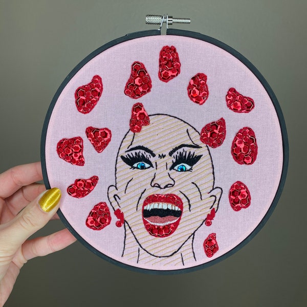 Rupaul's Drag Race Fan Art -Sasha Velour "So Emotional"