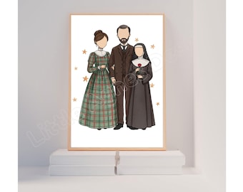 Saint Therese Family Catholic Print (Digital Download)