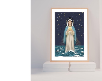 Our Lady Star of the Sea, Catholic Prints