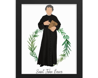 Impression Saint John Bosco : décoration d'intérieur catholique (téléchargement numérique)