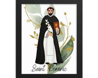 Saint Dominic Catholic Art Print: Catholic Home Decor (Digital Download)