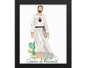 Saint Charles de Foucauld Print: Catholic Wall Art (Digital Download)