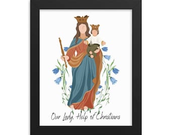 Our Lady Help of Christians Print: Catholic Home Decor (Digital Download)