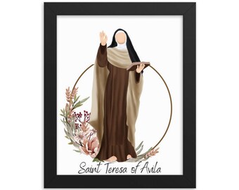 Saint Teresa of Avila Print: Catholic Home Decor (Digital Download)