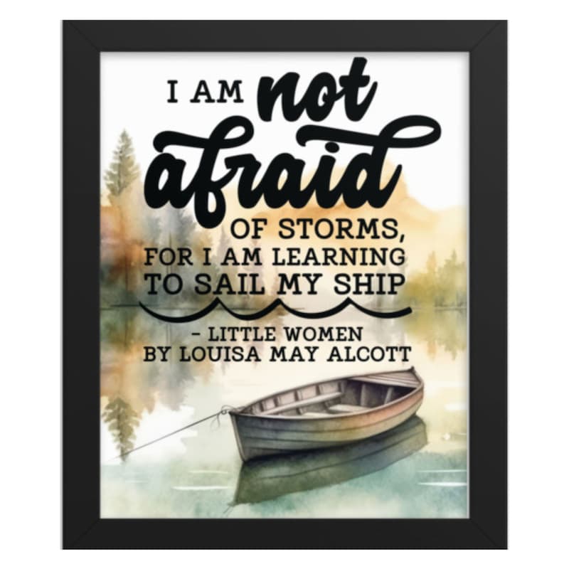 Not Afraid of Storms - Etsy
