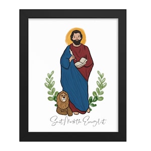 St Mark the Evangelist-afdruk: katholiek interieur (digitale download)