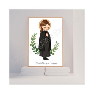 Saint Gemma Galgani, Catholic Saint Print