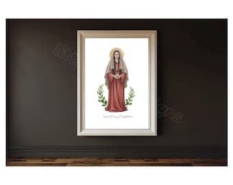 Saint Mary Magdalene, Catholic Saint Print