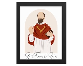 Saint Francis De Sales Print: Catholic Home Decor (Digital Download)