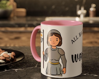 St Joan of Arc Mug | Catholic Gift, Inspirational Quote