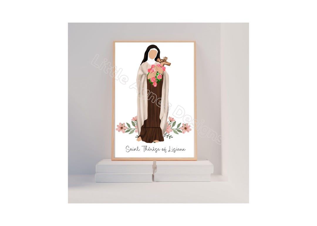 Saint Therese Art Print: Catholic Home Decor (digital Download) - Etsy