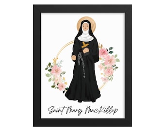 Saint Mary Mackillop Print: Catholic Wall Art, Home Decor (Digital Download)
