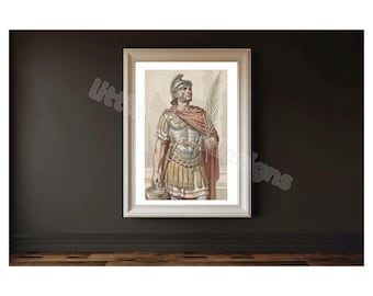 Saint Florian, Catholic Saint Print