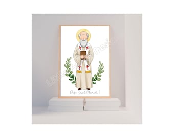 Saint Clement, Catholic Saint Print