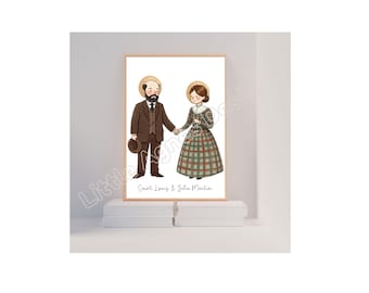 Saint Louis & Zelie Martin, Catholic Saint Prints