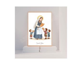 Saint Zita of Lucca, Catholic Saint Print