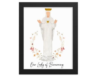Our Lady of Beauraing Print: Catholic Home Decor (Digital Download)