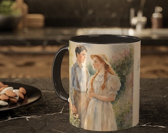 Anne of Green Gables Mug: Watercolor Anne Shirley & Gilbert Blythe