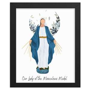Our Lady of the Miraculous Medal Print: Catholic Home Decor (Digital Download)