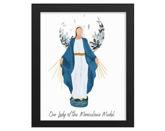 Our Lady of the Miraculous Medal Print: Catholic Home Decor (Digital Download)