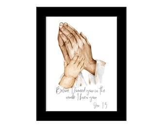 Catholic Miscarriage Print, Bible Verse Wall Art (Digital Download)