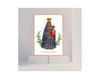 Our Lady of Czestochowa, Catholic Saint Print