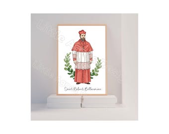 Saint Robert Bellarmine, Catholic Saint Print