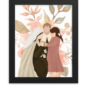 Our Lady Mount Carmel with Child, DOWNLOADABLE PRINT, Catholic printable wall art, Catholic home decor, Catholic art, Digital art print