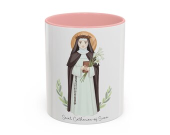 Saint Catherine of Siena  Catholic Saint Mug