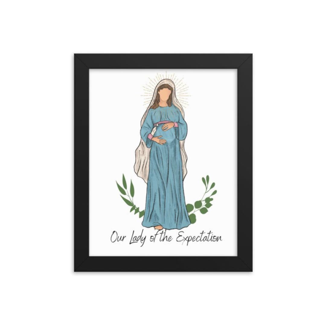 Our Lady of the Expectation, DOWNLOADABLE PRINT, Catholic Printable
