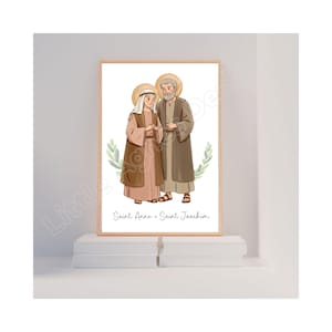 St. Anne & St. Joachim, katholischer Heiliger Druck