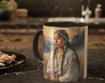 Saint Kateri Tekakwitha - Catholic Mug