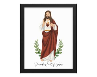 Sacred Heart of Jesus Print: Catholic Home Decor (Digital Download)