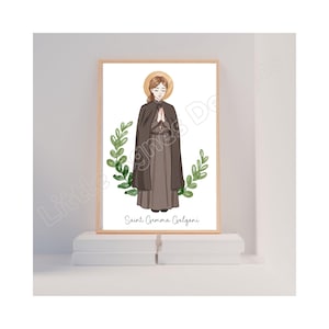 Saint Gemma Galgani, Catholic Saint Print