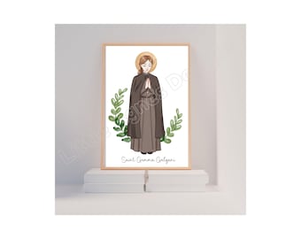 Saint Gemma Galgani, Catholic Saint Print
