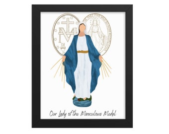 Our Lady of the Miraculous Medal Print: Catholic Home Decor (Digital Download)