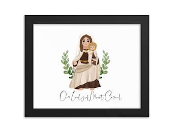 Our Lady of Mount Carmel, Catholic Marian Printable, Blessed Mother
