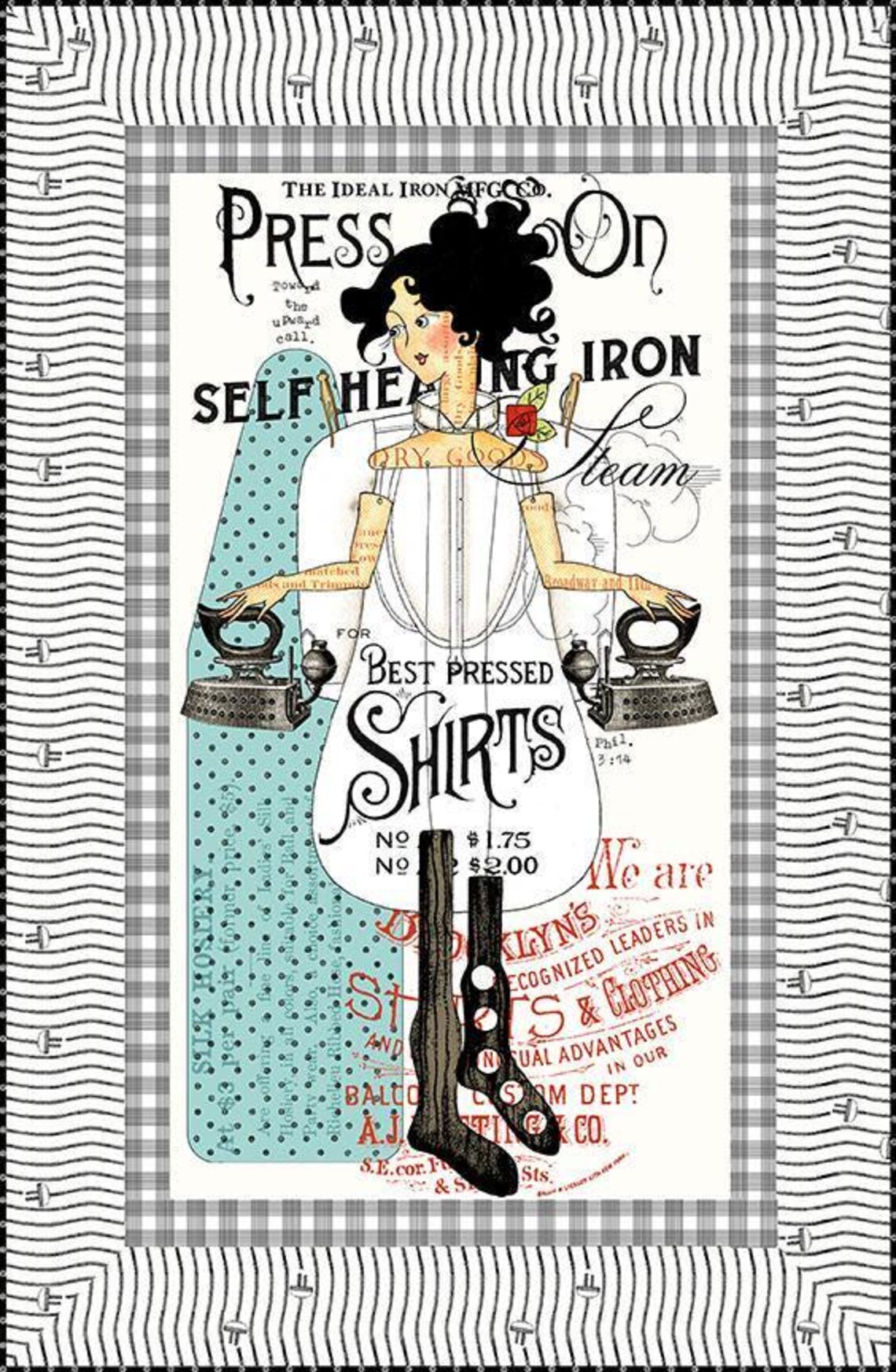Press On: Panel Quilt Boxed Kit by J. Wecker Frisch for Riley Blake ...