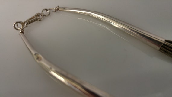 Sterling liquid silver necklace - image 2