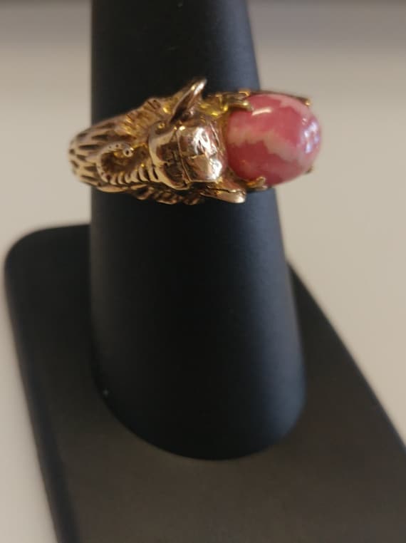 Elephant Coral Ring