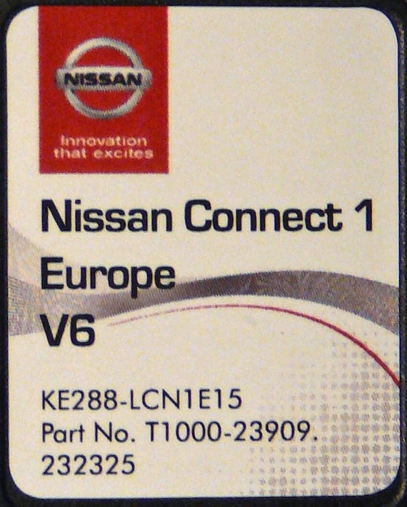 Nissan connect 1 карта
