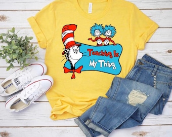 Teacher reading shirt