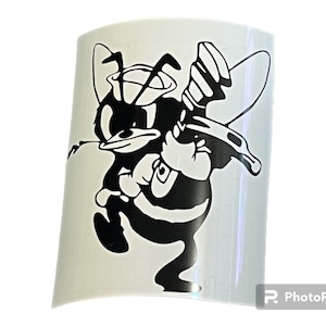 cartoon seabee decal