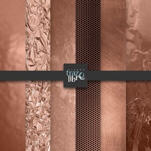 Digital texture: COPPER DIGITAL PAPER | digital paper | Backgrounds | Instant Download | foil digital paper | copper paper | digital clipart