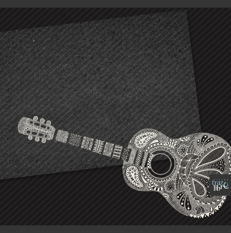 Free Free Guitar Mandala Svg 209 SVG PNG EPS DXF File