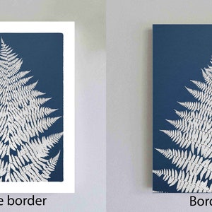 Cedar Tree Cyanotype Print: Botanical Nature Art image 7