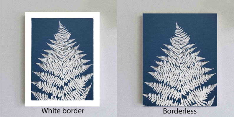 Cedar Tree Cyanotype Print: Botanical Nature Art image 7